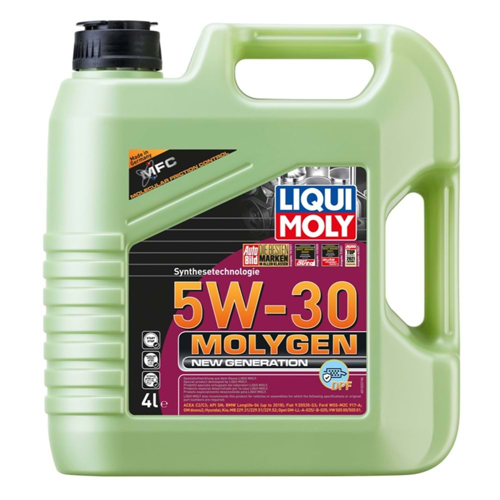 Liqui Moly Molygen 5W-30 (DPF) Motor Yağı 4 L (21225)