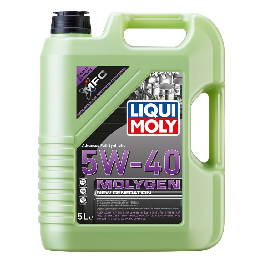 Liqui Moly Molygen New Generation 5W-40 5 L (Benzin-Dizel) (8536)