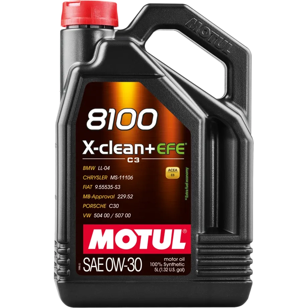 MOTUL 8100 X-CLEAN+ EFE 0W-30 5LT