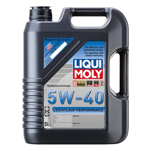 Liqui Moly Leichtlauf Performance 5W-40 Motor Yağı 5 L (21368)