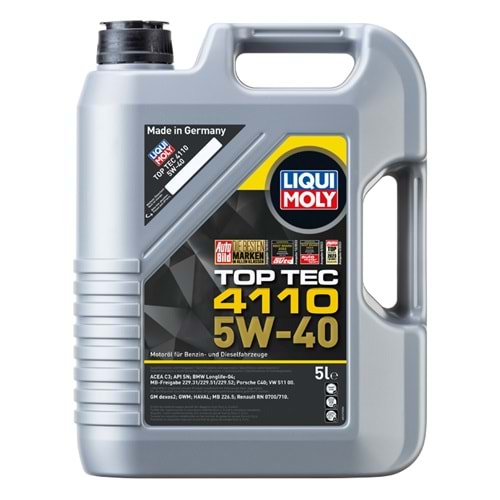 Liqui Moly Top Tec 4110 5W-40 Motor Yağı 5 Litre (21479)