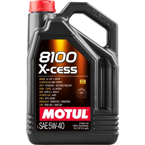 MOTUL 8100 X-CESS 5W-40 5LT