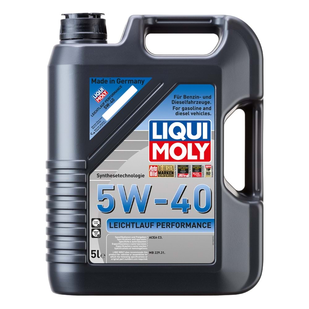 Liqui Moly Leichtlauf Performance 5W-40 Motor Yağı 5 L (21368)