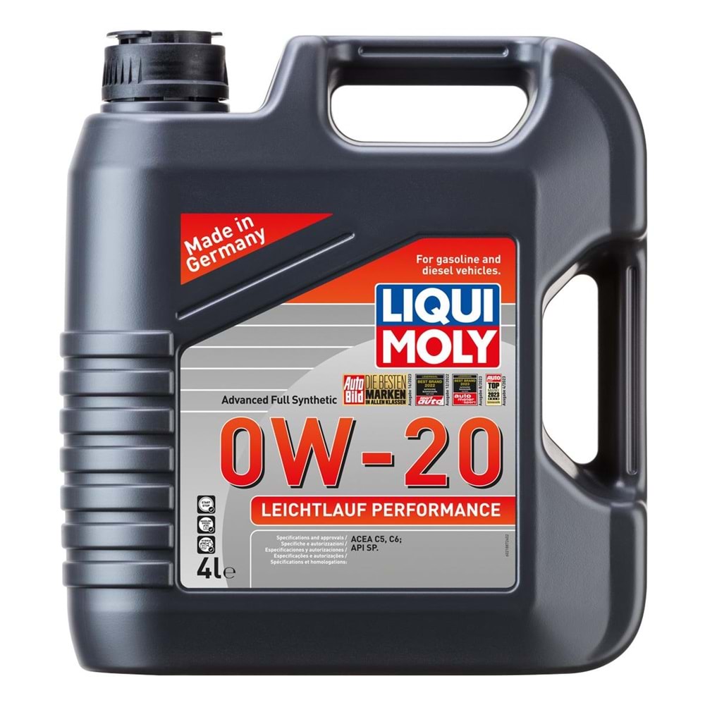 Liqui Moly Leichtlauf Performance 0W-20 Motor Yağı 4L (21887)