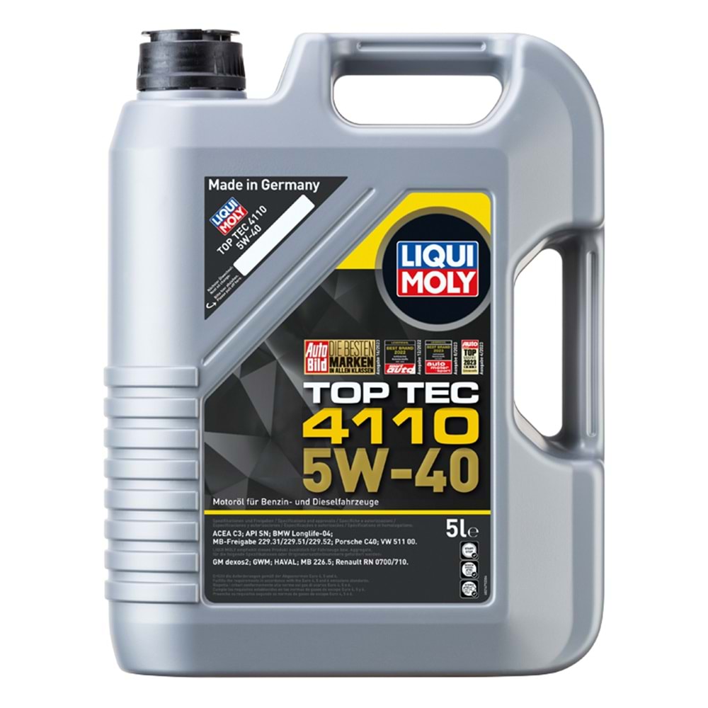 Liqui Moly Top Tec 4110 5W-40 Motor Yağı 5 Litre (21479)