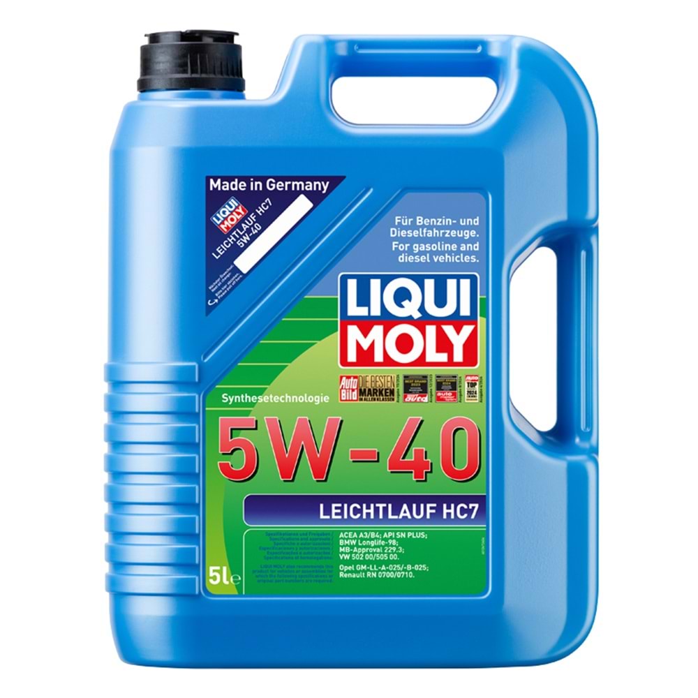 Liqui Moly Leichtlauf HC7 5W-40 Motor Yağı 5 L (1347)