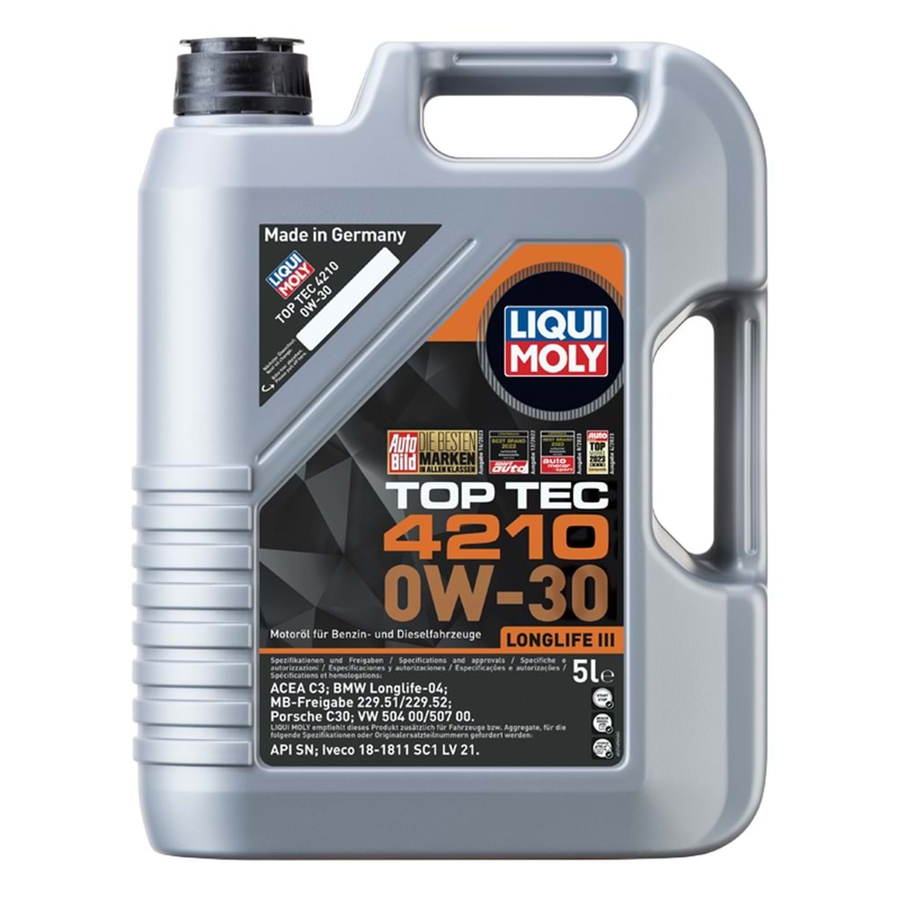 Liqui Moly Top Tec 4210 0W-30 Motor Yağı 5 L (21605)