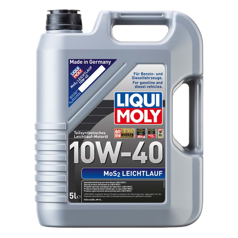 Liqui Moly Mos2 Leichtlauf 10W-40 Motor Yağı 5 L (2184)
