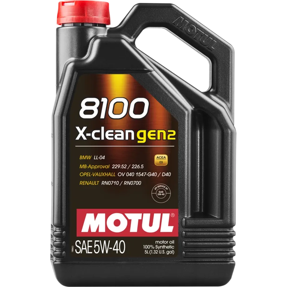 MOTUL 8100 X-CLEAN GEN2 5W-40 5LT